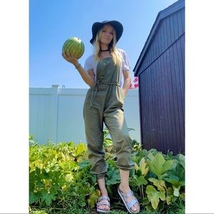 SOLD SOLD SOLD OLIVE GREEN OVERALLS
